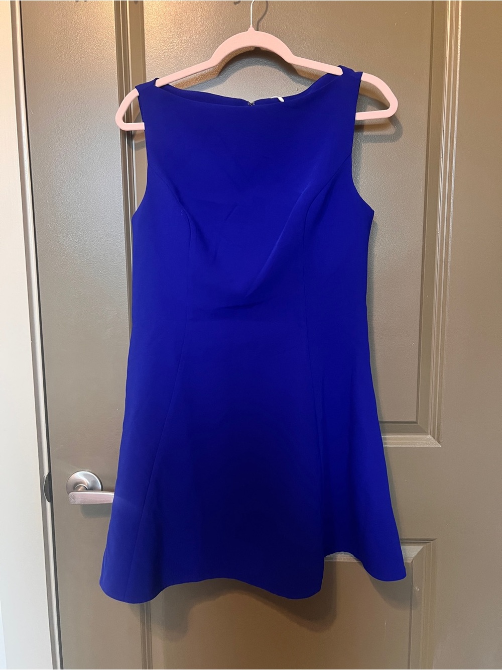 Amanda Uprichard Royal Blue Sleeveless Mini Dress